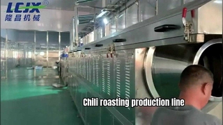Chili roasting production line 