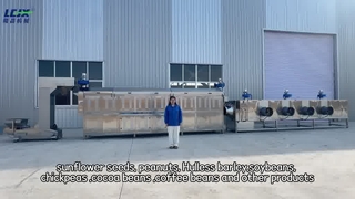 Double-bowl roasting production line introduction