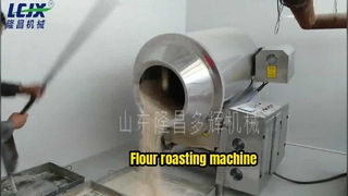 Flour roasting machine